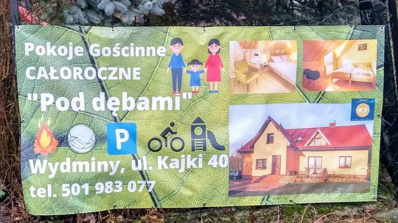 Pod Debami - Pokoje Na Mazurach Vila Wydminy Exterior foto